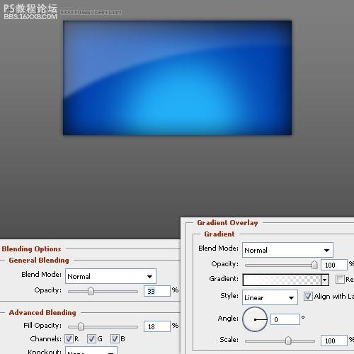 photoshop制作按鈕教程:熒光按扭