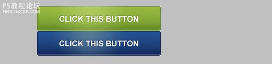 photoshop网页应用教程:制作一个简洁干净的按钮