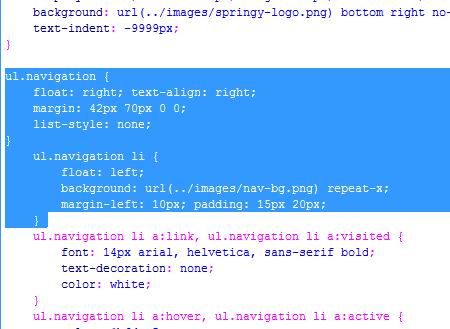 網站PSD模板切圖為XHTML+CSS的網頁實例