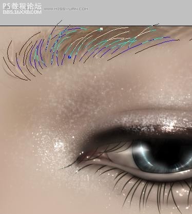 photoshop中眼睛在绘画中表现手法