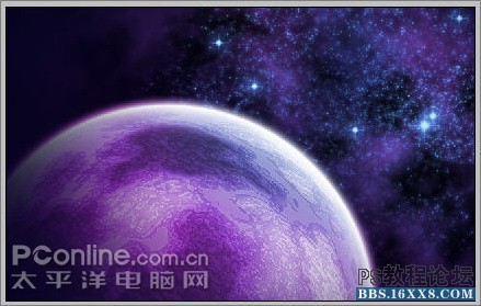 photoshop运用滤镜轻松打造星空