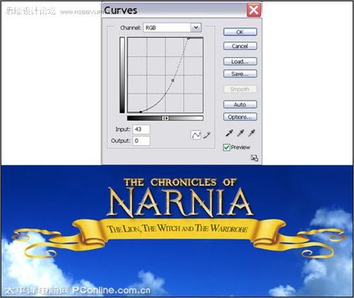 photoshop制作电影海报教程:纳尼亚传奇
