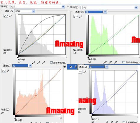 photoshop调人物照片偏红的中性色