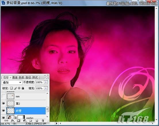 Photoshop CS3制作章子怡壁紙