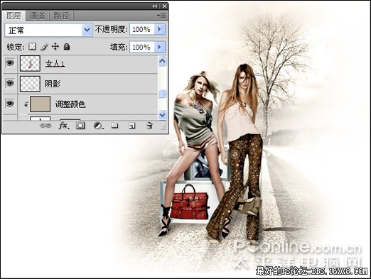 photoshop CS4设计女性主题图片实例