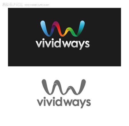 PS标志制作教程:VividWays标志