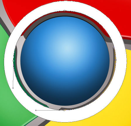 PS制作Google Chrome浏览器Logo图标