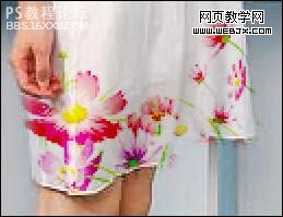 photoshop如何给衣服添加花纹