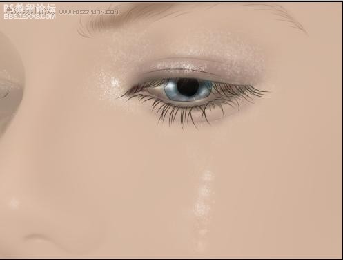photoshop中眼睛在绘画中表现手法