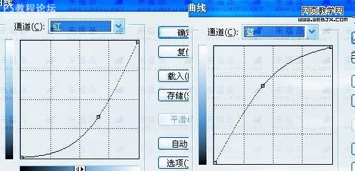 PS冷酷质感蓝色肤色调照片