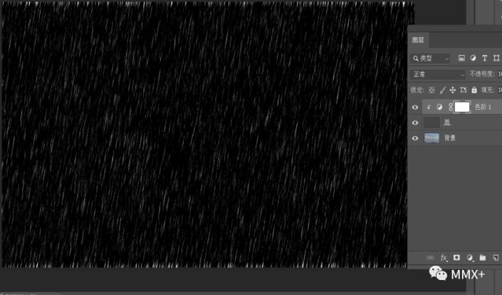 下雨效果，用PS制作下雨效果