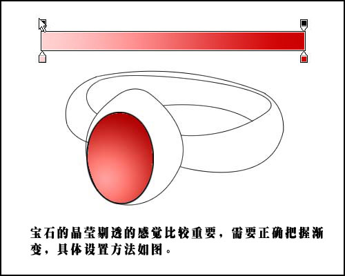 PS手绘情人节钻石戒指教程