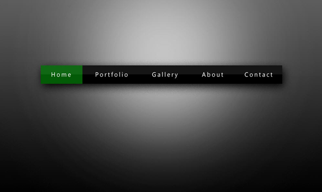 Photoshop设计简洁的网站导航教程