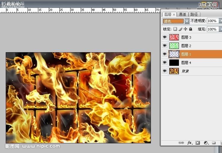 photoshop如何抠火焰教程