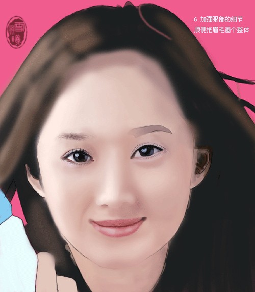 Photoshop鼠绘教程:青春美女