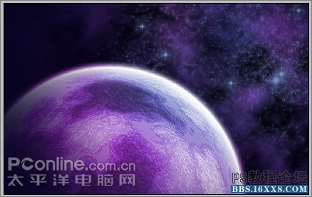 photoshop运用滤镜轻松打造星空