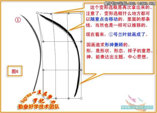 PhotoShop绘制唯美线条国画兰