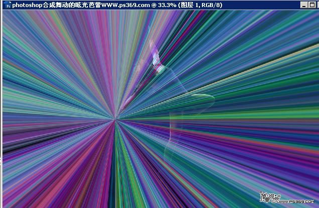 Photoshop照片合成实例:黑夜中眩光芭蕾舞者