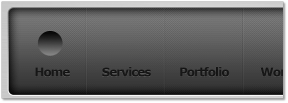 photoshop绘制碳纤维风格的网页导航按钮