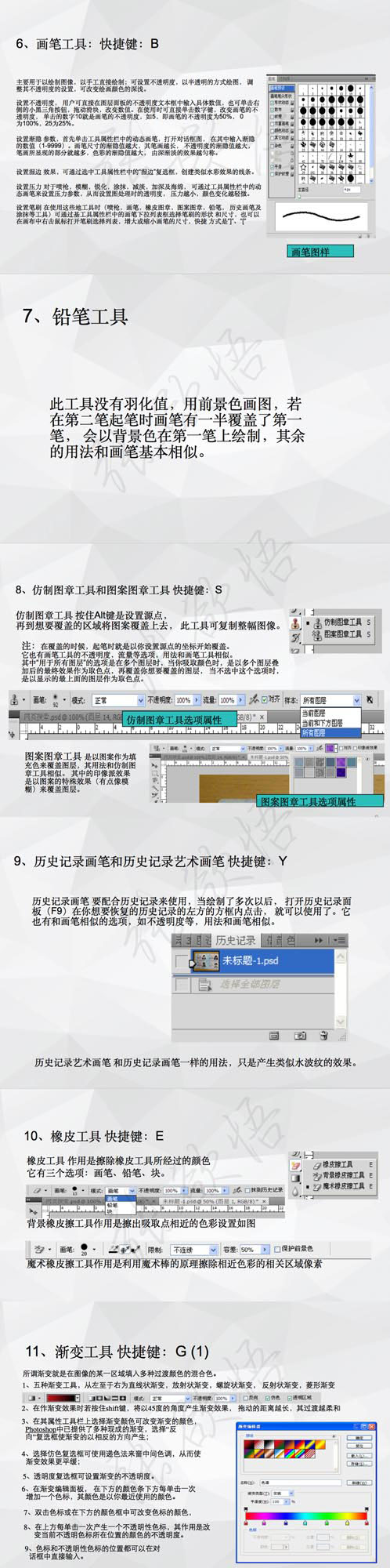 工具介绍，ps工具的掌握与熟悉