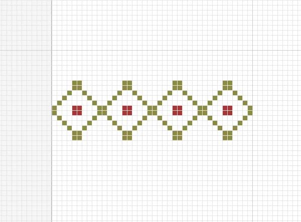 图案制作，制作流行世界的费尔岛花纹图案照片