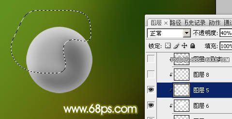 ps制作心形气泡图案