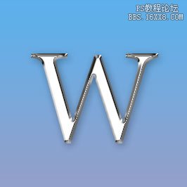 利用图层样式制作质感金属字