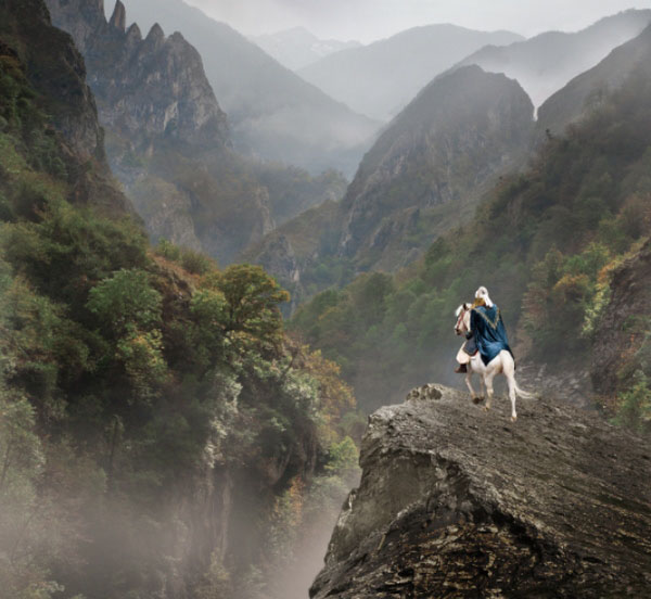 場景合成，合成一張古代風格的魔幻場景教程