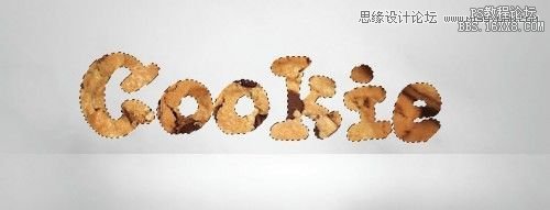 ps餅干字教程