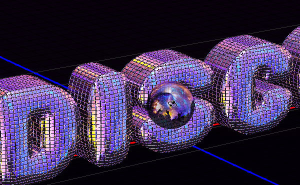 立體字，在PS中創建一個炫酷的鏡像3D字體