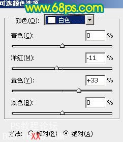 Photoshop調出郁金香圖片鮮艷的青黃色