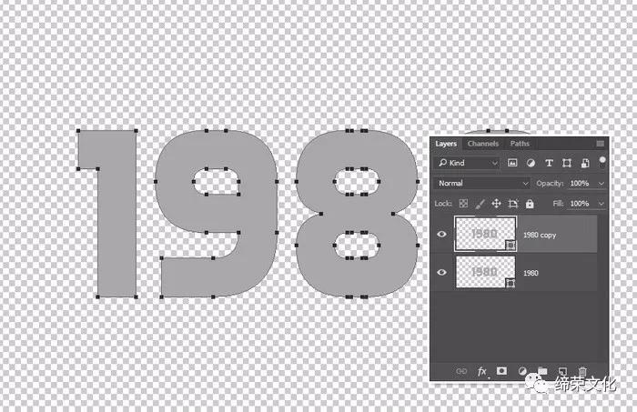 懷舊文字，用PS制作80年代文字效果