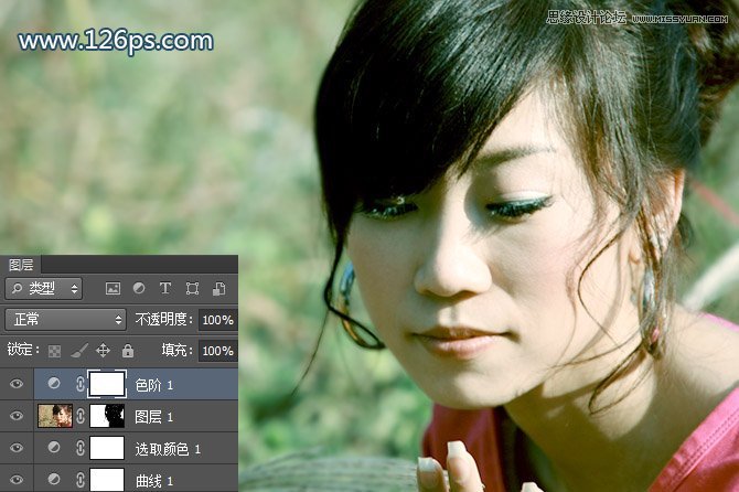 Photoshop cs6调出唯美的蓝色效果教程