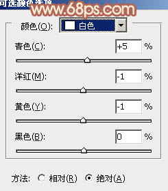 ps非主流橙黄色淡调色彩教程