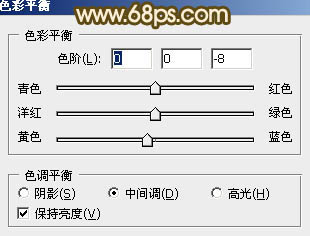 ps調出外景MM圖片柔和的淡調青紅色