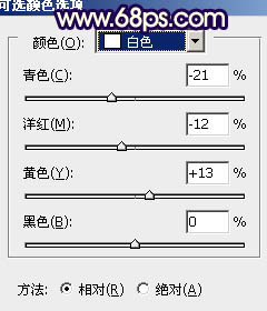 ps給街道美女圖片加上淡淡的暖色調