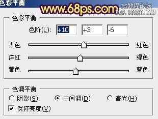 ps处理特写人物图片柔和的紫黄色