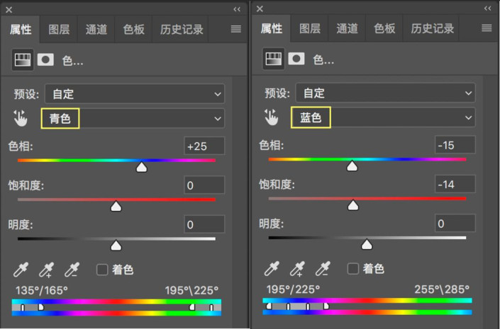 调色教程，通过通道混合器给人物照片做色片