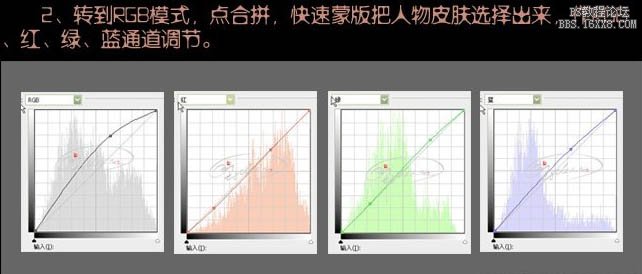 ps曲線修復暗灰的外景婚片