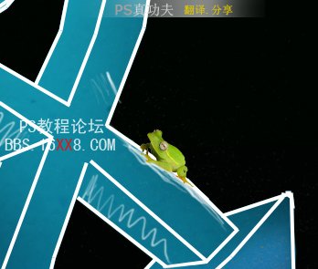 PS素材合成将文字线稿做成3D涂鸦字体教程