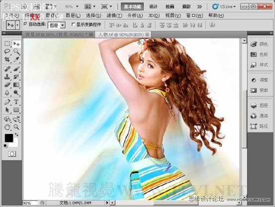 Photoshop CS5教程：设计时尚的女性海报