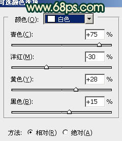 ps處理外景美女圖片好看的暗調青綠色