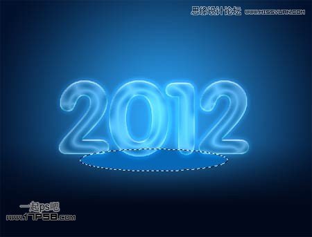 ps制作2012新年贺卡教程