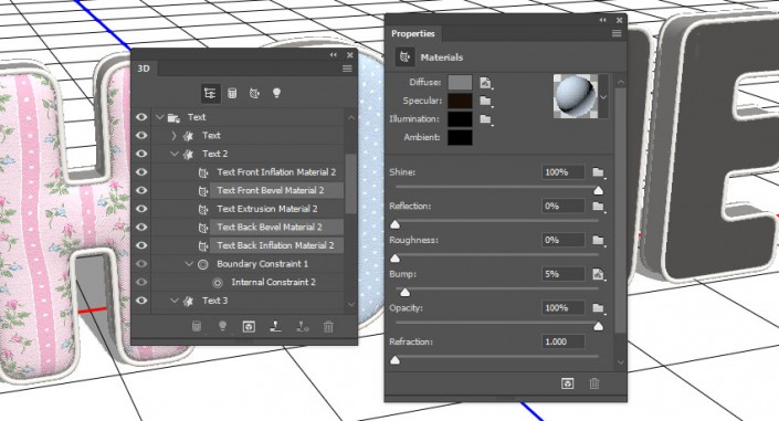 3D功能，通过PS的3D功能制作沙发上的靠枕