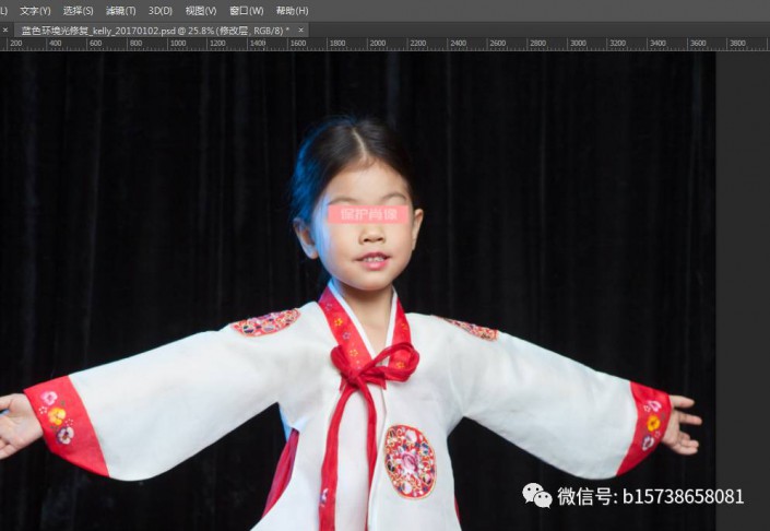 去藍光，如何修復照片上的藍光實例