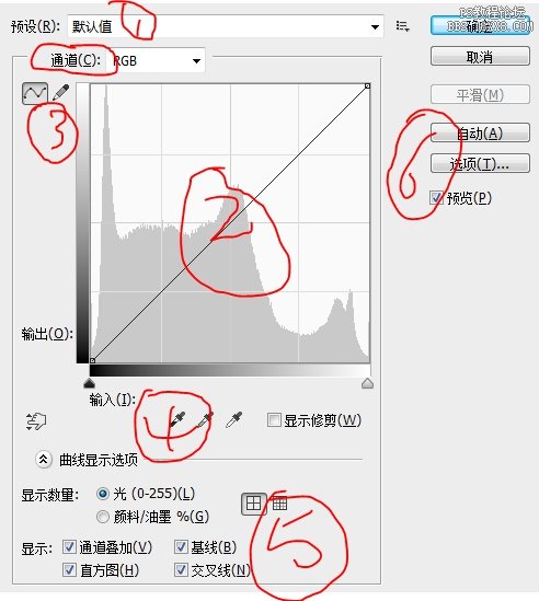 教你玩轉PS曲線工具