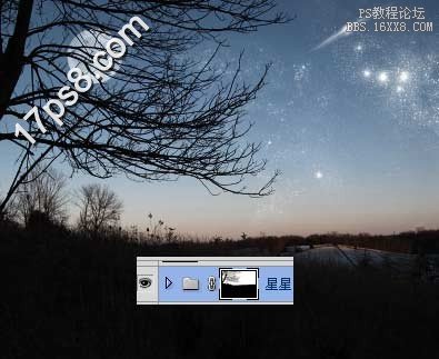 用ps合成美丽星空