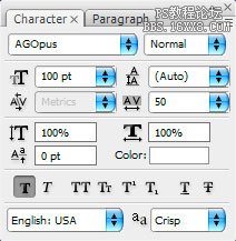 ps 制作Glamourous字体特效