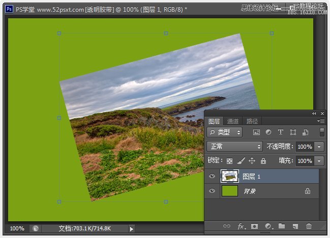 膠帶邊框，ps cs6制作透明膠帶教程