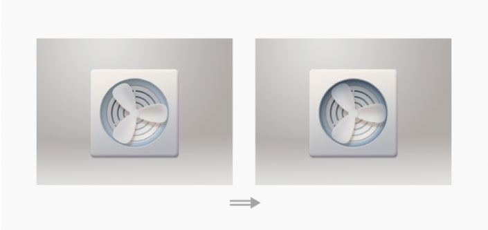 風(fēng)扇圖標(biāo),設(shè)計擬物風(fēng)扇主題UI圖標(biāo)教程
